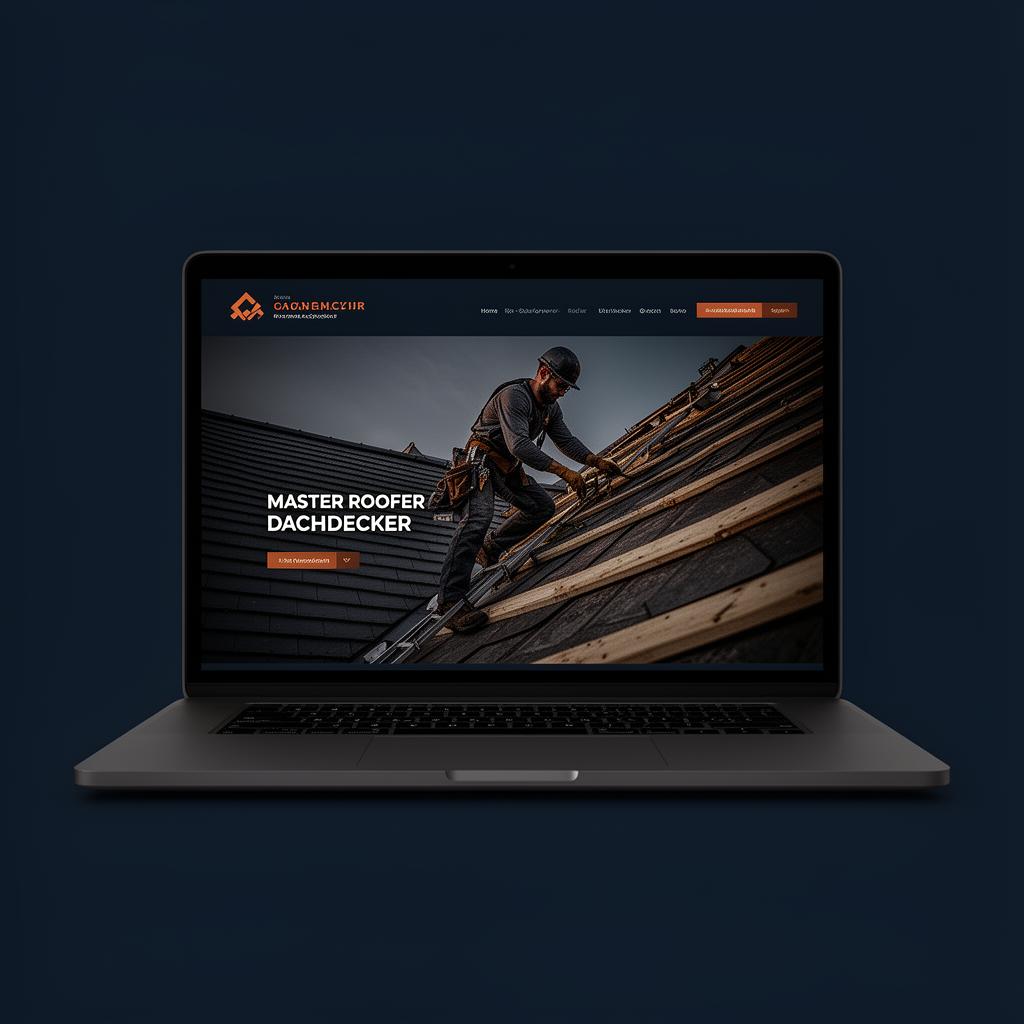 Webseite für Dachdecker-Meister