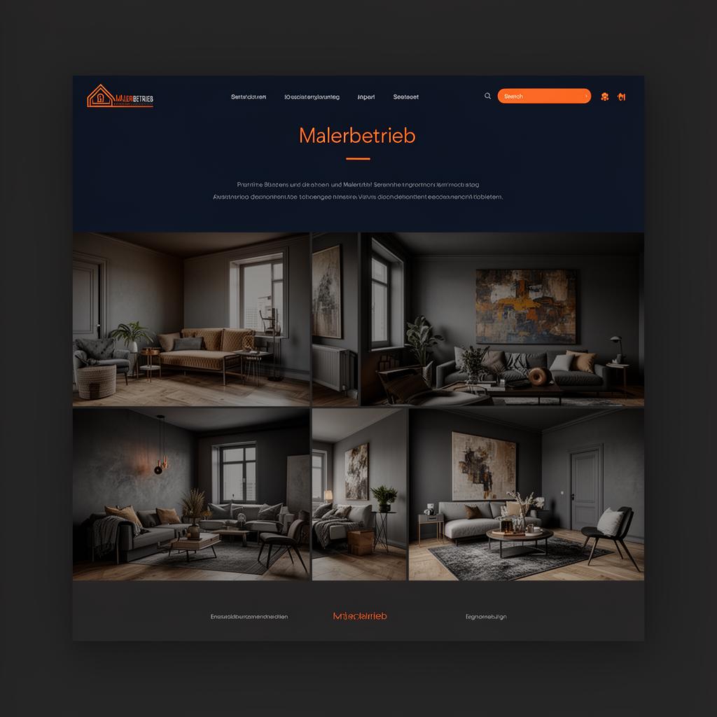 Webseite für Malerbetrieb